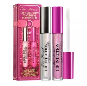 Too Faced Lip Injection Maximum Plump Duo - Amethyst and Silver